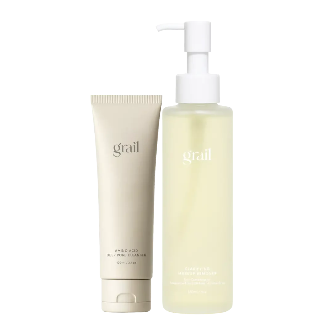 GRAIL Bare Skin Set – Cleanser + Makeup Remover