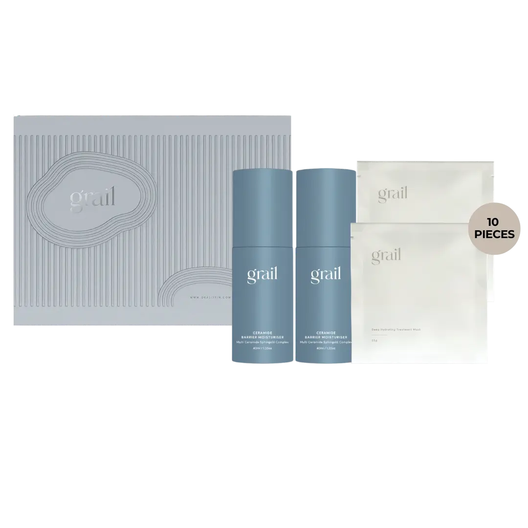 GRAIL Ceramide Moisturiser (2 Bottles) + Hydrating mask Anti Aging